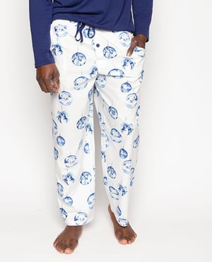 Riley Mens Bauble Print Pyjama Bottoms - XL