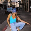 BASE Luxe Rib Effortless Essentials Bodysuit Blue