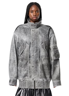 OVERSIZED FLIGHT JACKET - L