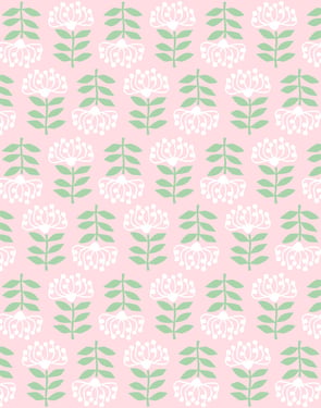 Stylized Papyrus' Wallpaper by Tea Collection - Ballet Slipper - Traditional / 27 in. x 27 ft.