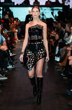 AKIRA Party In The Back Cut Out Mini Dress | Black | Size XL