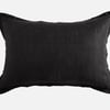 QE Home Raven Pillow Sham, Black, Queen
