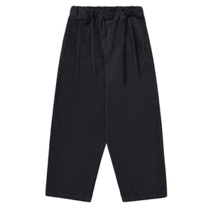 Kappy Two Tuck Wide Denim Pants Deep Indigo