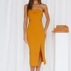 Only Strut Midi Dress Yellow