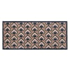Retro Flower Neutral Washable Runner - 65x150cm