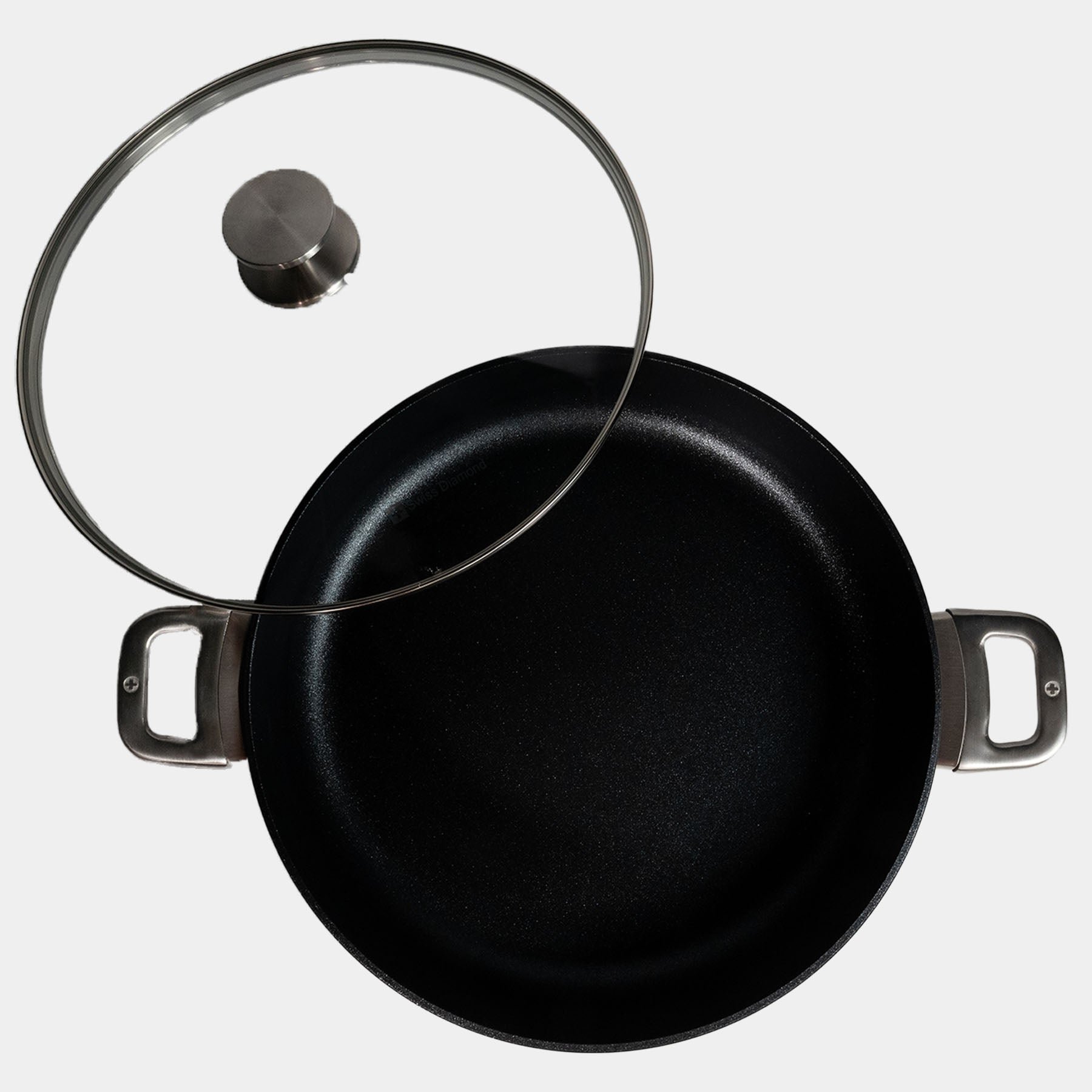 CXD DOU Ceramic Nonstick Induction Sauteuse with Lid