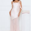 Proposal Satin Maxi Dress Pink