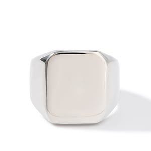 Jeulia High Polished Stainless Steel Men's Ring