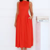 Style Spectacular Midi Dress Orange
