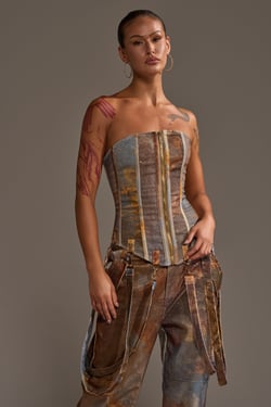 AKIRA In The Future Corset Top | Size XL