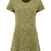 Weird Fish Sidra Printed Jersey Slub Tunic WashedOak Size 16
