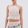 AKIRA Just Keep Goin Halter Top | Size Large
