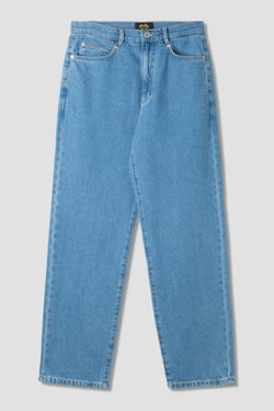 5 Pocket Straight (Mid Stonewash Denim) - 38
