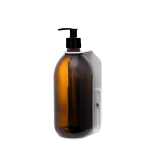 White Single  Wall Mounted Soap Dispenser