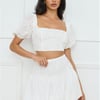 Tangerine Tease Set White