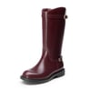 DREAM PAIRS Girls    Classic Buckle Knee High Boots