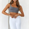 BASE Style Essential Crop Top Charcoal