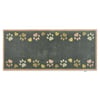 Love Paws Green Washable Runner - 65x150cm