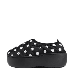 Subu Womens Vamp Platform Slipper Dots