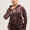JAVA CLASSIC VELOUR ROBERTSON HOODIE - M / Brown