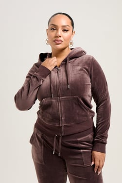 JAVA CLASSIC VELOUR ROBERTSON HOODIE - XXXL / Brown