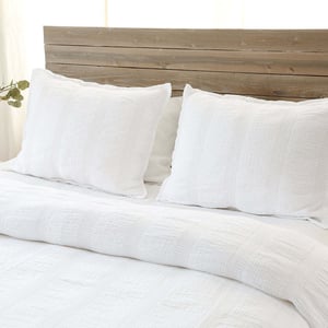 Nantucket White Cotton King Matelasse