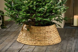 nkuku Rani Tree Skirt | Christmas Decorations | One Size | Natural