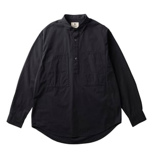 Snow Peak Organic Cotton Pullover Shirt Black