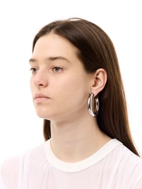 DHEYGERE SPRING CLASP HOOPS
