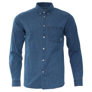 Kenrow Keenan Denim Shirt Mid Blue