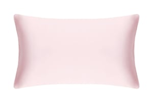 Precious Pink Pure Silk Pillowcase - Super King / Ivory
