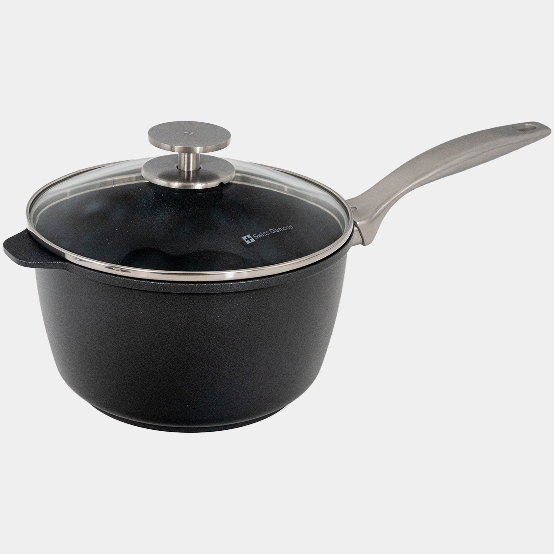 CXD DOU Ceramic 3.2 QT Nonstick Saucepan with Glass Lid - 3.2 qt
