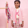 Girls Pearl Mermaid Sequined Bomber Jacket