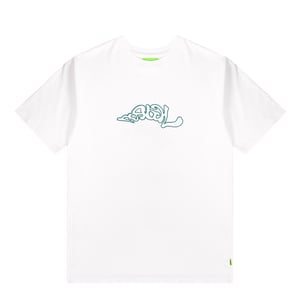 Postal Trip Outline Tee White