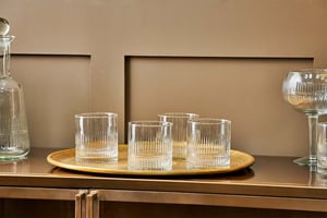 nkuku Mila Tumbler Set Of 4 | Glassware | Clear