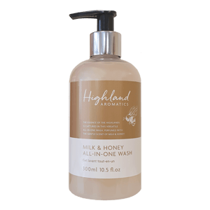 Highland Aromatics - Milk & Honey All In One Wash 300ml - 300ml