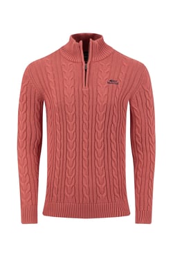 Weird Fish Heath 1/4 Zip Cable Knit Jumper Nantucket Size XL