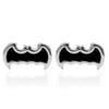 Jeulia Black Bat Wings Inspired Copper Men's Cufflinks