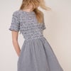 Black Gingham Leah Mini Dress