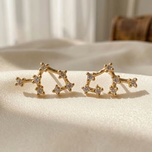 Sagittarius Star Sign Constellation Astrology Tiny Zodiac Earrings