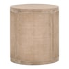Cane Smoke Gray Reclaimed Oak End Table