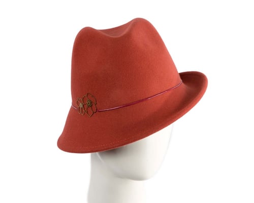 Max Alexander Rust Trilby – Felt Winter Fashion Hat