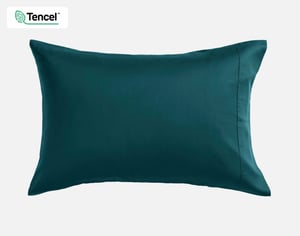 QE Home 350TC BeechBliss TENCEL™ Modal Pillowcases in Jungle (Set of 2), Blue, King