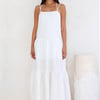 Diamond Affair Maxi Dress White