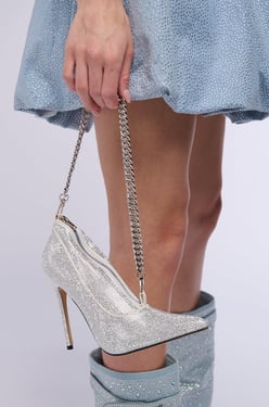 AKIRA Cindy Bling Shoe Purse