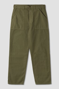 Fat Pant (Dark Olive Sateen) - 38R
