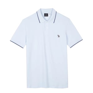 Paul Smith Zebra Logo Polo Shirt Powder Blue