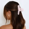 Fluffy Soft Claw Clip Small Pink