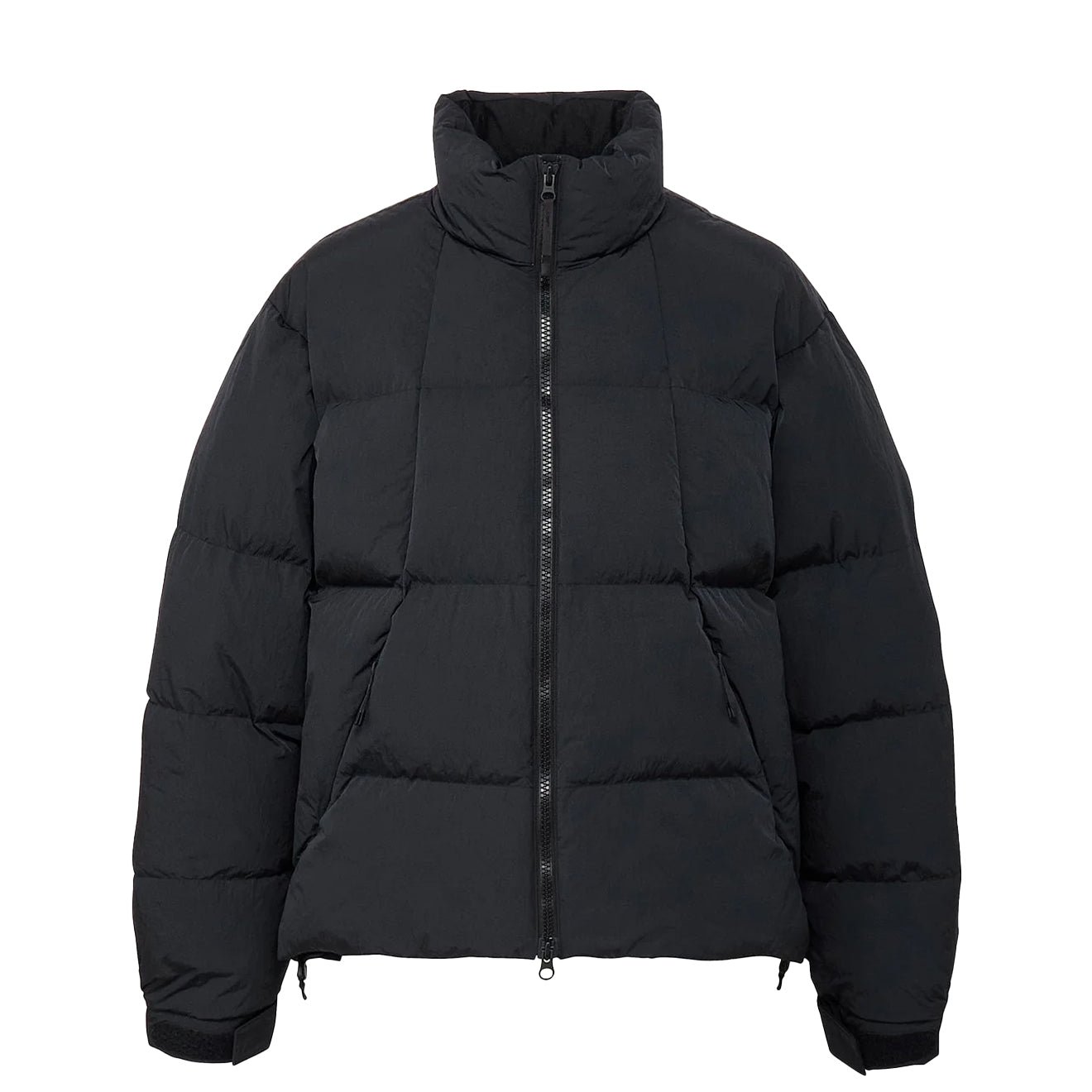 Goldwin Dope Dyed Ripple Nylon Down Jacket Dark Navy
