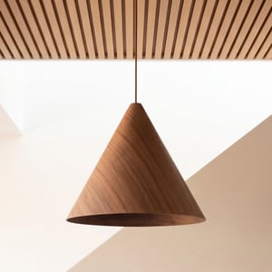 Regular Dablam pendant in dark walnut